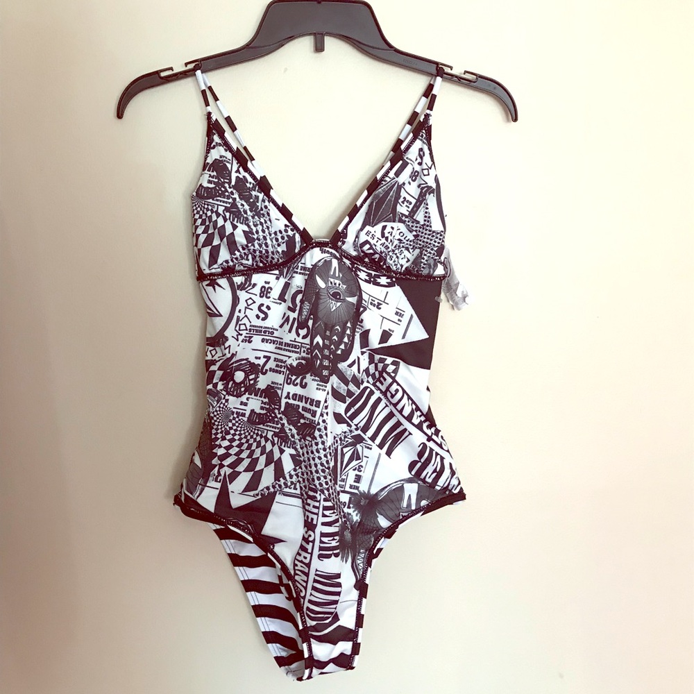 Volcom Reversable One piece swimsuit